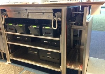 Architectural - Custom Airport Service Cabinet - Pacific Stainless Products
