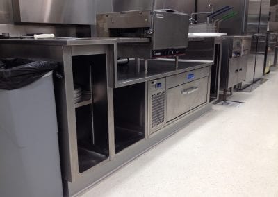 Food Services - Custom Equipment Stand on Curb - Pacific Stainless Products