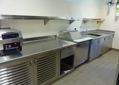 Food Services - Custom metal Prep Line - Pacific Stainless Products