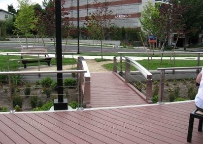 Architectural - Custom Stainless Exterior Walkway - Pacific Stainless Products
