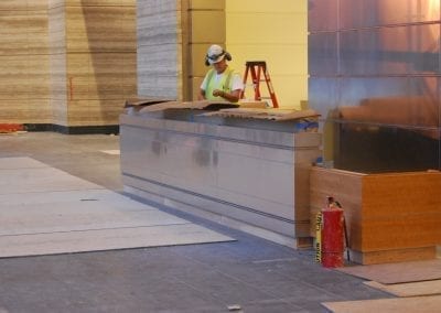 Architectural - Custom Stainless Reception Desk - Pacific Stainless Products