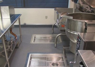 Custom Stainless Floor Troughs with Grating