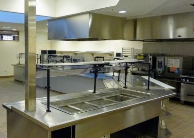 Custom Serving Line with Electrical Chase - Pacific Stainless Products