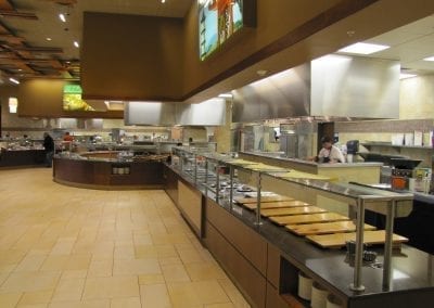 Food Services: Custom Serving Line - Sneeze Guard - Pacific Stainless Products