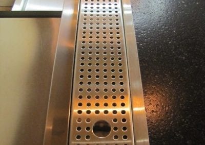 metal Custom Drip Tray cut - Pacific Stainless Products