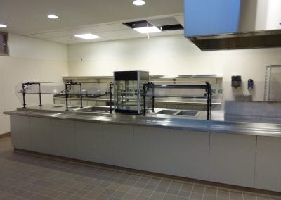 Food Services - School Cafeteria with Sneezeguard - Pacific Stainless Products