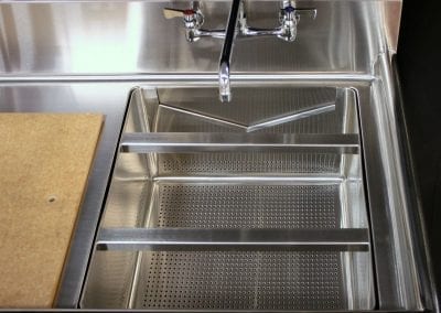 Food Services - Custom Scrap Basket - Pacific Stainless Products