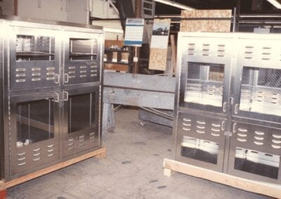 Custom Stainless Passthrough Cabinets
