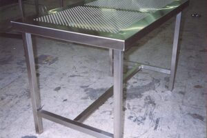 Custom Cleanroom Perforated Table