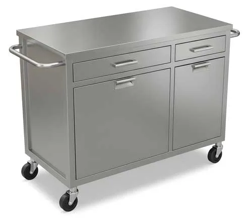 Custom Metal Rolling Cabinet