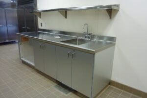 Custom Sink Counter with Overshelf