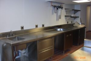 Custom Stainless Laboratory Cabinets