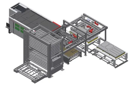 Mitsubishi Automated Tower Laser