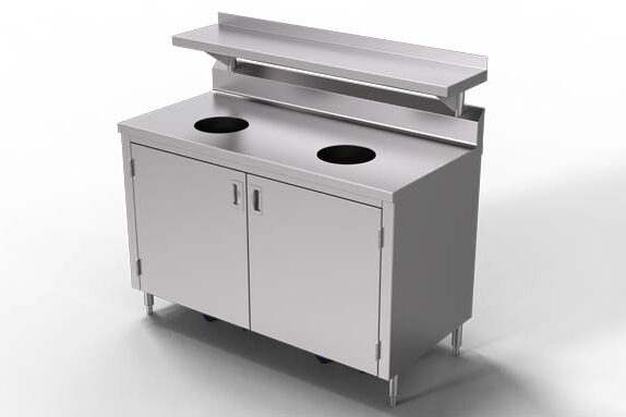 Stainless Steel Trash Cabinet