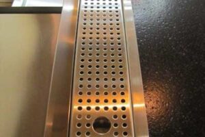 Steel Drip Tray Closeup
