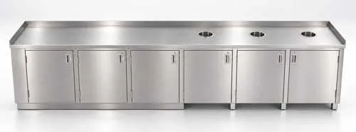 Wide Custom Metal Cabinet